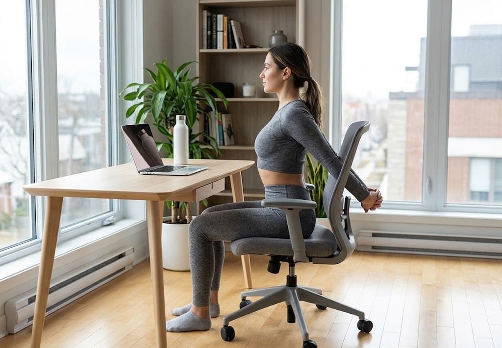 5 Gentle Desk Stretches to Improve Posture and Release Physical Tension