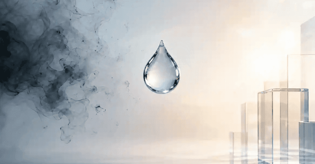 Visual representing a simple reset for clearing mental clutter and regaining focus